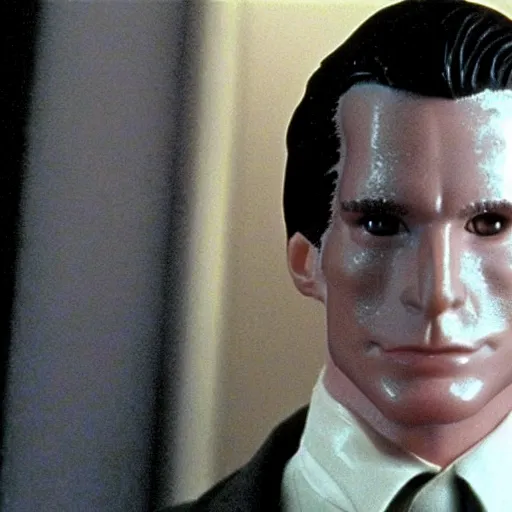 Image similar to Arno Breker statue of Patrick Bateman in American Psycho (1999)