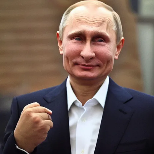 Image similar to vladimir putin with a pocket full of gravy