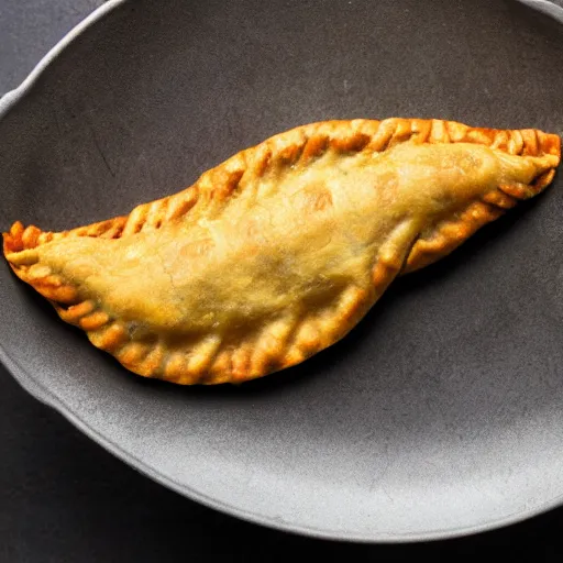 Image similar to close view of a snake empanada