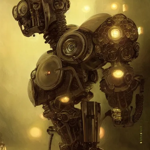 Image similar to microscopic biological robots, digital virus, cinematic lighting, fantasy, warforged, intricate, highly detailed, lifelike, photorealistic, digital painting, artstation, illustration, concept art, sharp focus, art by john collier and albert aublet and krenz cushart and artem demura and alphonse mucha