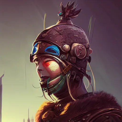 Image similar to cyberpunk viking helmet mask warrior goddess robot ninja fantasy, art gta 5 cover, official fanart behance hd artstation by jesper ejsing, by rhads, makoto shinkai and lois van baarle, ilya kuvshinov, ossdraws