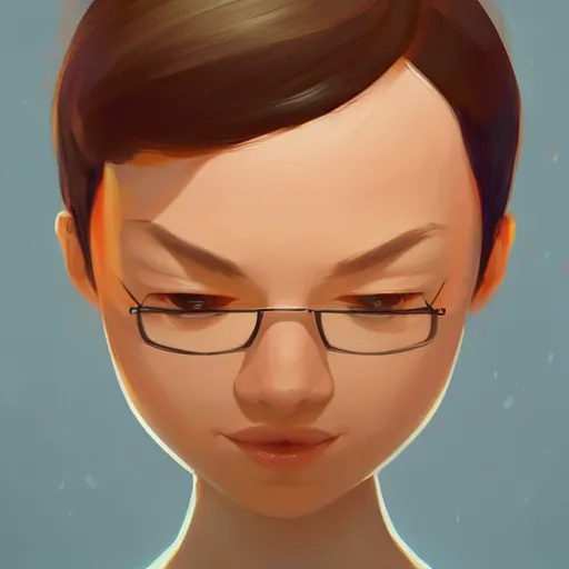 Image similar to face icon stylized minimalist mash, loftis, cory behance hd by jesper ejsing, by rhads, makoto shinkai and lois van baarle, ilya kuvshinov, rossdraws global illumination