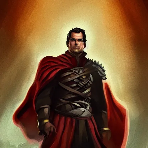 Prompt: henry cavill as a d & d fantasy cultist, digital art, trending on, artstation