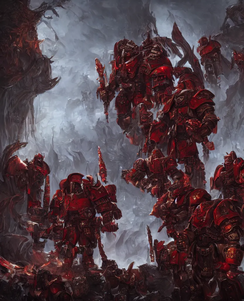 Image similar to a epic and fantasy concept art of blood ravens, w 4 0 k, by tsuyoshi nagano, akihiko yoshida, aion, hyperdetailed, 8 k realistic, symmetrical, wallpaper, long shot, frostbite 3 engine, cryengine, dof, trending on artstation, digital art