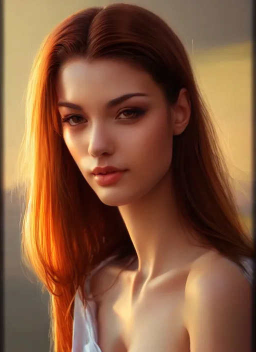 Image similar to photo of a gorgeous young woman in the style of stefan kostic, realistic, sharp focus, 8k high definition, insanely detailed, intricate, elegant, art by stanley lau and artgerm