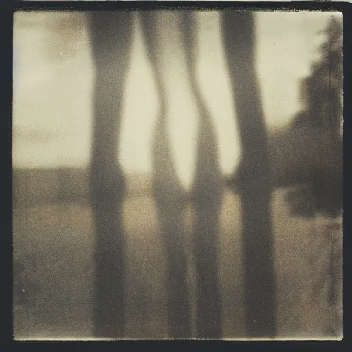 Prompt: artsy polaroid of a surreal double exposure