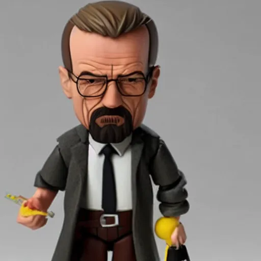 Prompt: walter white as an action figure