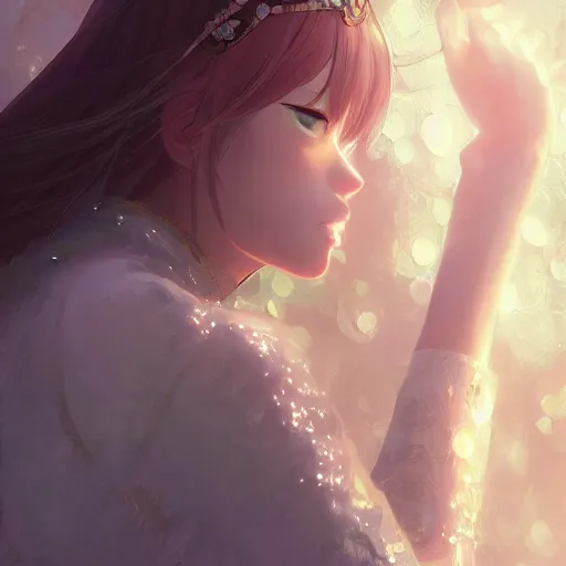 Prompt: a portrait of woman - kun, shiny, intricate, tone mapped, ambient lighting, highly detailed, digital painting, artstation, concept art, 4 k, god rays, stunning beautiful, glowing eyes, sharp focus, by makoto shinkai and akihiko yoshida and hidari and wlop