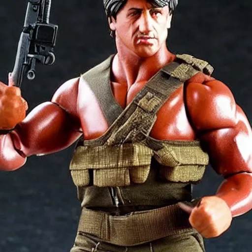 action figure of dolph lundgren from bill & ted's, Stable Diffusion