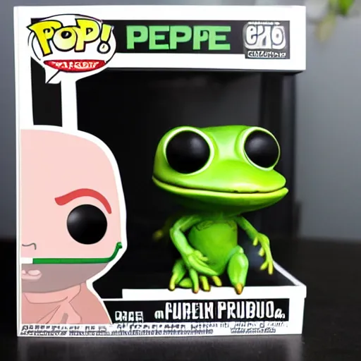 Image similar to the rarest pepe Funko Pop