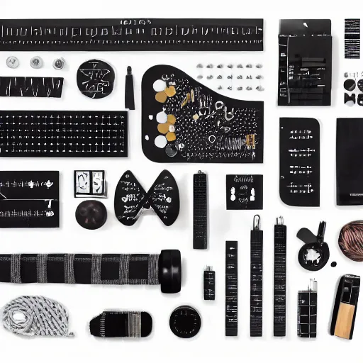 Prompt: knolling