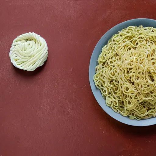 Image similar to the fan is winding noodles