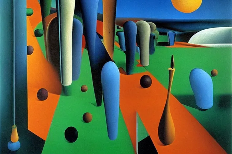 Image similar to soft calendars, soft billboards - born under a bad sign, good luck and trouble are my only friends, colors orange, white!!, dark green, dark blue, surreal abstract painting by salvador dali