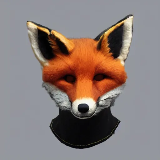 Prompt: engeneer with fox head