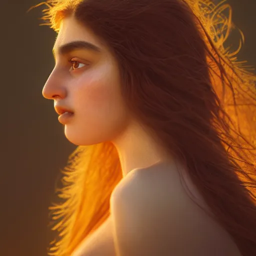 Prompt: photographic portrait of a stunningly beautiful renaissance azeri female in soft dreamy light at sunset, contemporary fashion shoot, by edward robert hughes, annie leibovitz and steve mccurry, david lazar, jimmy nelsson, breathtaking, 8 k resolution, extremely detailed, beautiful, establishing shot, artistic, hyperrealistic, beautiful face, octane render