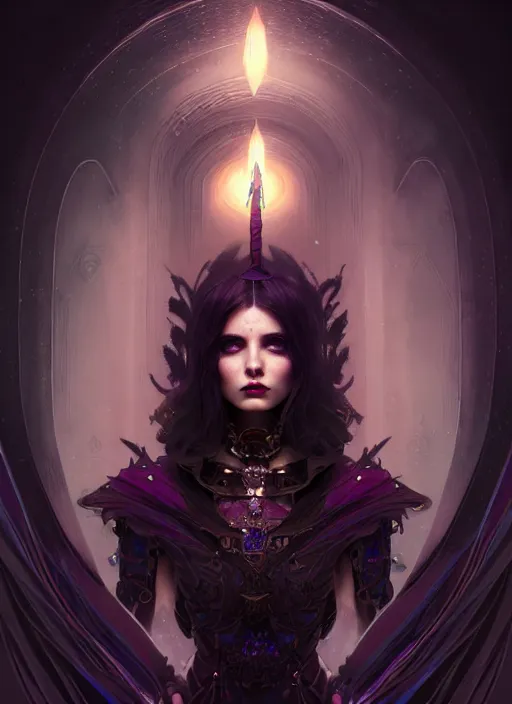 Image similar to a beautiful cinematic female Necromancer Sorceress, galatic shamen with Quantum energy fantasy, fantasy magic, undercut hairstyle, dark light night, intricate, elegant, sharp focus, illustration, highly detailed, digital painting, concept art, matte, art by WLOP and Artgerm and Greg Rutkowski and Alphonse Mucha, masterpiece