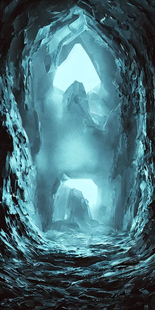 Prompt: portal inside of a humongous crystal on a big dusky abandoned alien planet, spooky, sharp focus, intricate details, fantasy, hyper realism, 1 0 0 mm, art, smooth, beautiful art, masterpiece, artistic landscape, cinematic, wet reflections, ray tracing x, rtx, smooth