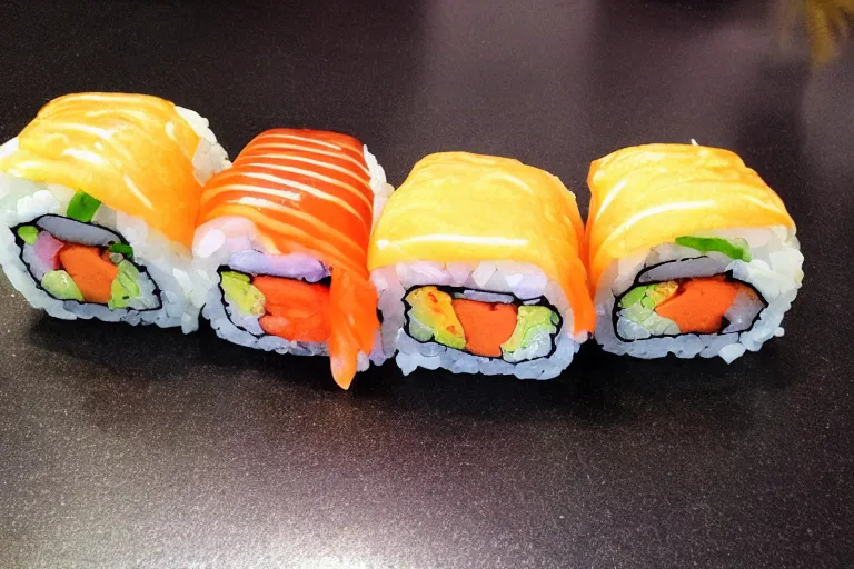 Image similar to The new McDonalds sushi roll