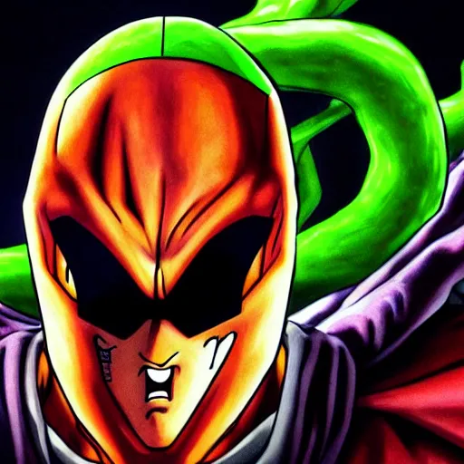 Prompt: ultra realistic portrait painting of spawn, art by akira toriyama, 4 k, dragon ball artstyle, cel shaded, highly detailed, epic lighting