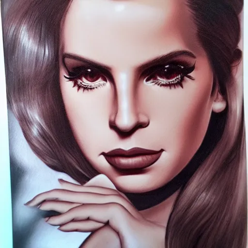 Image similar to Lana del rey portrait, photorealistic, studio