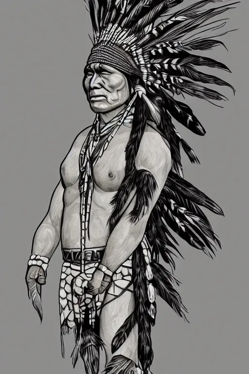 Image similar to the figure of a native american made out of corn, highly detailed, digital art, sharp focus, trending on art station, anime art style