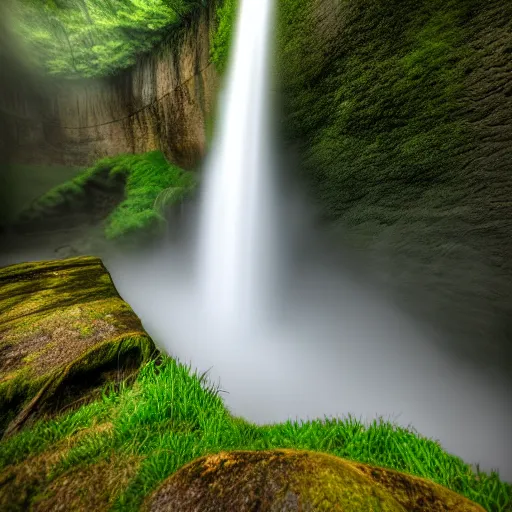 Image similar to the waterfall in the mist. - h 6 4 0