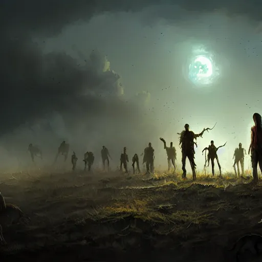 Image similar to zombie apocalypse by jessica rossier, detailed