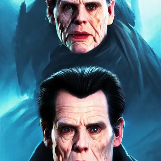 Image similar to hyperrealistic image of ace ventura as ( ( ( emperor palpatine ) ) ), stunning 3 d render, inspired by istvan sandorfi & greg rutkowski & unreal engine, perfect symmetry, dim volumetric cinematic lighting, 8 k octane comprehensive render, extremely hyper - detailed, incredibly lifelike attributes, intricate, real flesh texture, masterpiece, artstation, stunning,