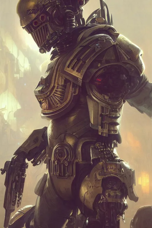 Image similar to Ultra realistic illustration, space marine, cyberpunk,sci-fi, fantasy, intricate, elegant, highly detailed, digital painting, artstation, concept art, smooth, sharp focus, illustration, art by artgerm and greg rutkowski and alphonse mucha