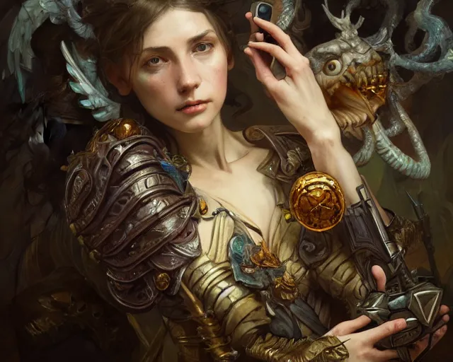 Image similar to photography of otto marseus van schrieck, deep focus, d & d, fantasy, intricate, elegant, highly detailed, digital painting, artstation, concept art, matte, sharp focus, illustration, hearthstone, art by artgerm and greg rutkowski and alphonse mucha