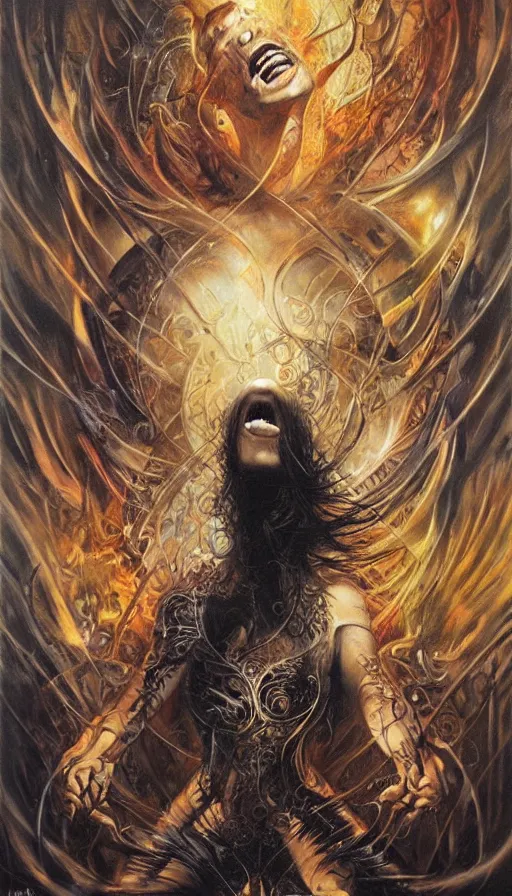 Image similar to rage, by karol bak