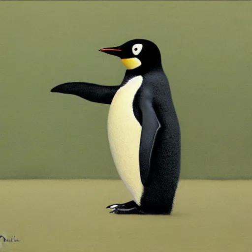 Prompt: Penguin by Quint Buchholz