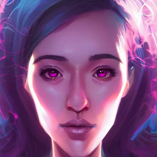 Image similar to a portrait of a beautiful Stella Maeve dark magic, art by lois van baarle and loish and ross tran and rossdraws and sam yang and samdoesarts and artgerm, digital art, highly detailed, intricate, sharp focus, Trending on Artstation HQ, deviantart, unreal engine 5, 4K UHD image