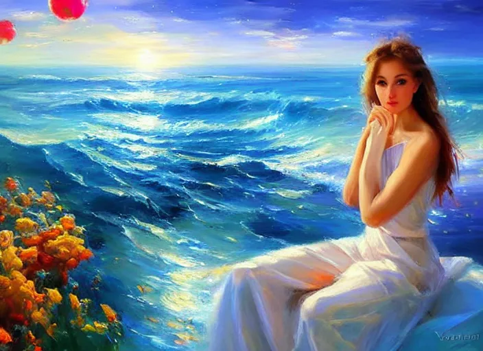 Image similar to cosmic ocean by vladimir volegov and alexander averin