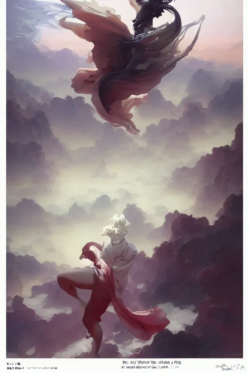 Prompt: art by makoto shinkai, art by boris vallejo, art by gaston bussiere, photorealistic dramatic liquid anime boy, retro psychedelic posters, dramatic color, houdini, by peter mohrbacher, vfx, art by boris vallejo, volumetric fog, concept art, by atey ghailan