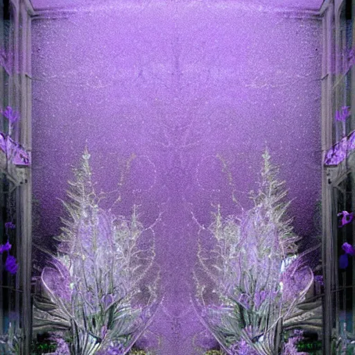 Image similar to crystethereal lavender atrium manipulation layeredinfusion lilac silver silver fuji pastel lilac sparkle fuji surreal creations serene lilac sparkle grey lilac weeping abstract collage