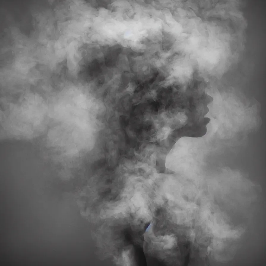 Prompt: My head is a cloud of smoke and confusion.