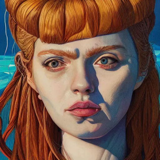 Image similar to a portrait of a character in a scenic environment by martine johanna, hyperdetailed, trending on artstation