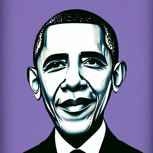 Image similar to Obama portrait by Kazuki Takahashi