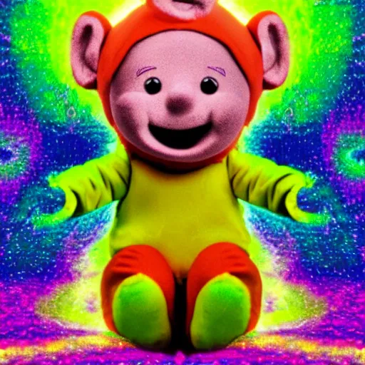 Image similar to teletubbie acidwave