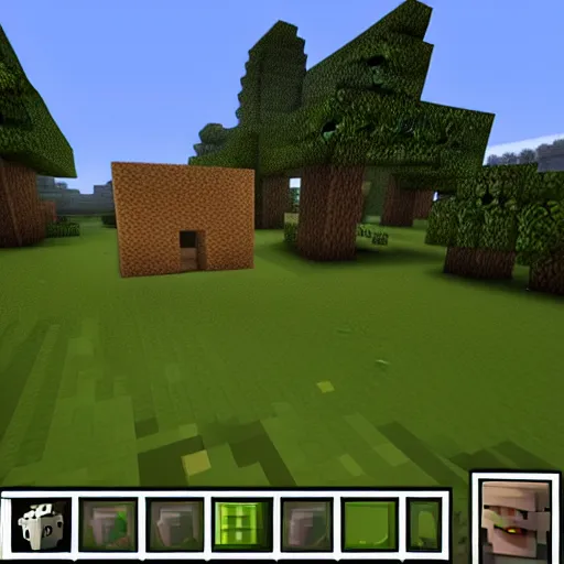 Image similar to minecraft beta screenshot