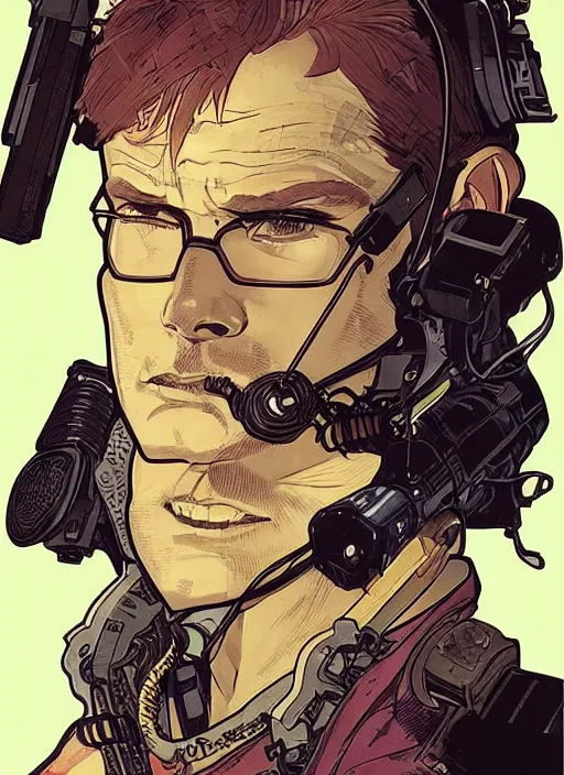 Image similar to cyberpunk detective. portrait by ashley wood and alphonse mucha and laurie greasley and josan gonzalez and james gurney. spliner cell, apex legends, rb 6 s, hl 2, d & d, cyberpunk 2 0 7 7. realistic face. character clothing. vivid color. dystopian setting.