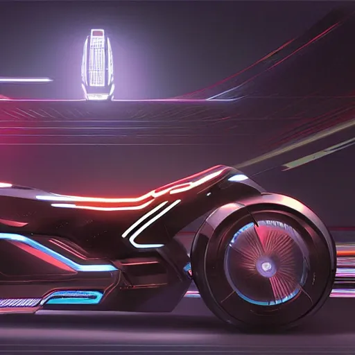 Image similar to tron legacy lightcycle, intricate, highly detailed, lifelike, photorealistic, digital painting, artstation, illustration, smooth, sharp focus, art by scott davidson, albert aublet, krenz cushart, artem demura, mucha