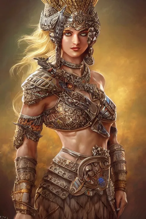 Image similar to a portrait of a anthropomorphic an ancient mesopotamia warrior goddess, D&D, fantasy, intricate, highly detailed, digital painting, artstation, concept art, smooth, sharp focus, illustration, art by artgerm