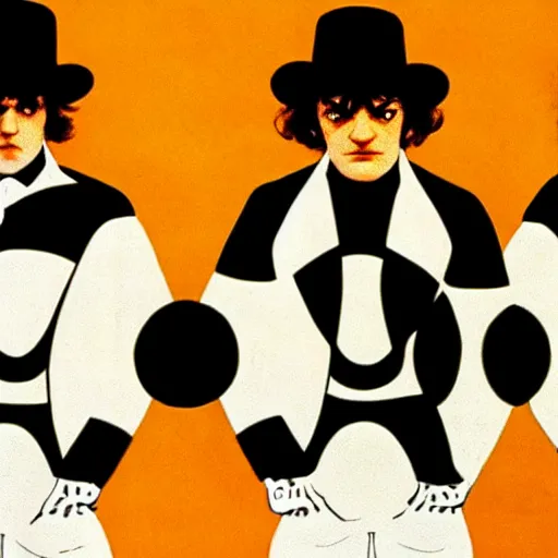 Prompt: clockwork orange