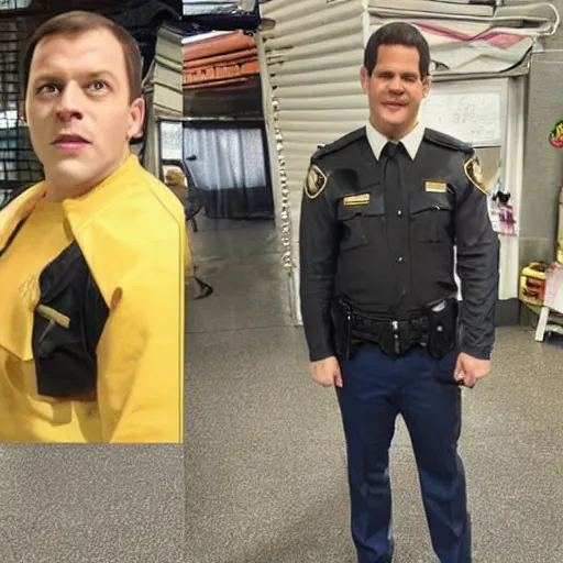 Image similar to Sio as Jake Peralta