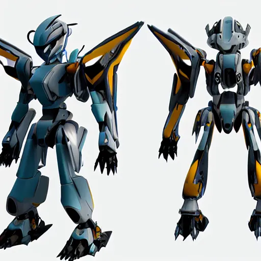 Image similar to digimon mecha, mecha suit, futuristic, octane render