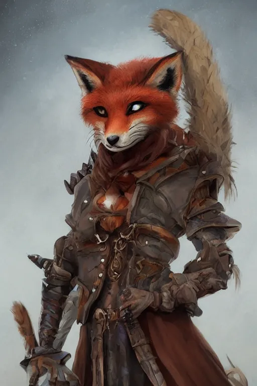 cute little anthropomorphic foxy witch wearing a cape | Stable ...