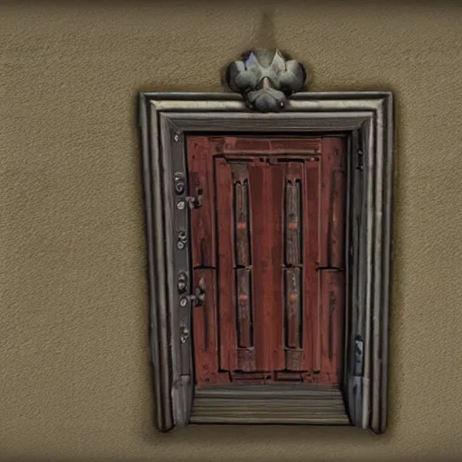 Image similar to a door's key, inventory item, realistic, mystical, unreal engine