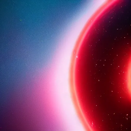 Prompt: the death of a giant black hole just before the big bang, unreal engine, octane render, vray, cinematic, epic, rule of thirds, vivid colors, neon colors